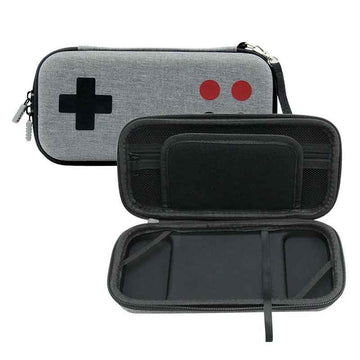 Nintendo Switch Lite Gray Arcade Pattern Handbag with Wristband